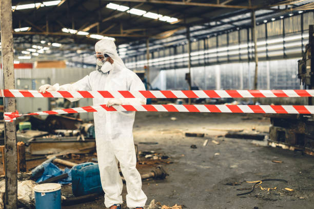 Professional Odor Removal technician working in Webster, FL